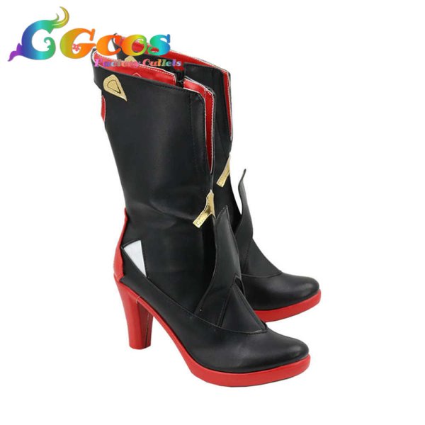 画像2: 崩壊3rd　コスプレ靴　雷の律者　芽衣　コスプレブーツ　コスプレ衣装 (2)