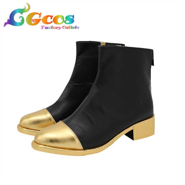 画像2: あんさんぶるスターズ!　コスプレ靴　大神晃牙　招待☆ブラックブラッドバンケット　コスプレブーツ　コスプレ衣装 (2)