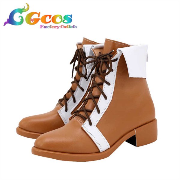 画像2: アズールレーン　コスプレ靴　ベルファスト　傾国の華扇　コスプレブーツ　コスプレ衣装 (2)