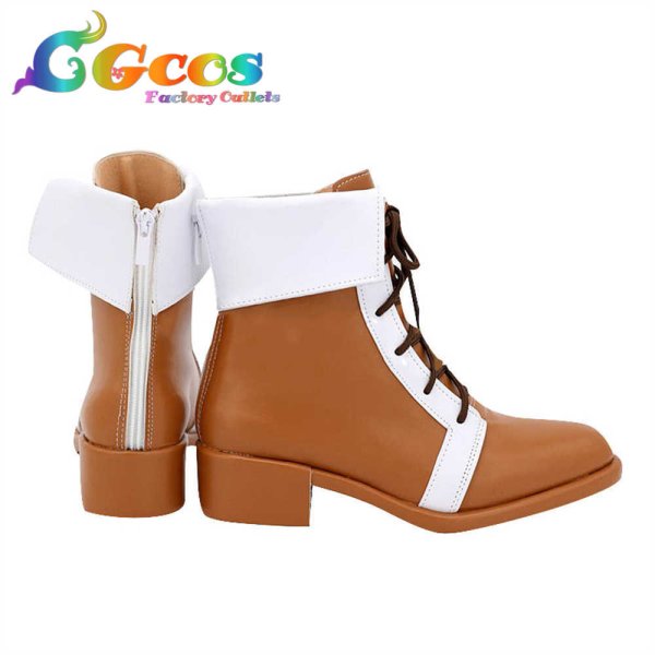 画像3: アズールレーン　コスプレ靴　ベルファスト　傾国の華扇　コスプレブーツ　コスプレ衣装 (3)