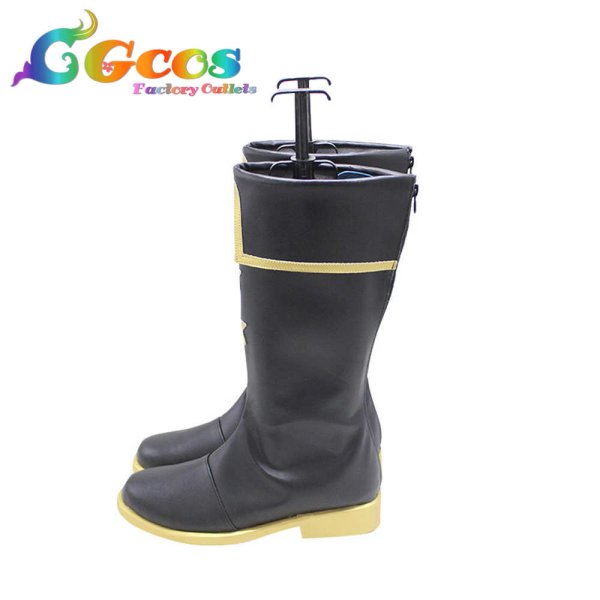 画像4: バーチャルYouTuber　VTuber　コスプレ靴　大空スバル　コスプレブーツ　コスプレ衣装 (4)