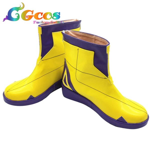 画像2: バーチャルYouTuber　VTuber　コスプレ靴　花譜　青雀　コスプレブーツ　コスプレ衣装 (2)