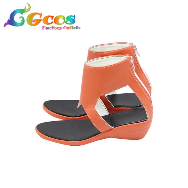 画像3: ギルティクラウン　コスプレ靴　楪いのり　コスプレブーツ　コスプレ衣装 (3)