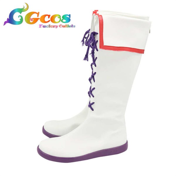 画像2: 回復術士のやり直し　コスプレ靴　フレア　フレイア　コスプレブーツ　コスプレ衣装 (2)