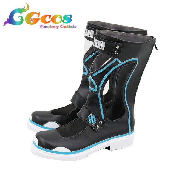 画像2: アークナイツ　コスプレ靴　スズラン　Suzuran　コスプレブーツ　コスプレ衣装 (2)