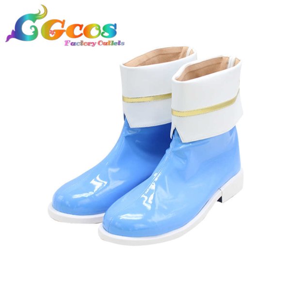 画像2: ラブライブ！虹ヶ咲学園スクールアイドル同好会　コスプレ靴　虹色Passions! 　優木せつ菜　コスプレブーツ　コスプレ衣装 (2)