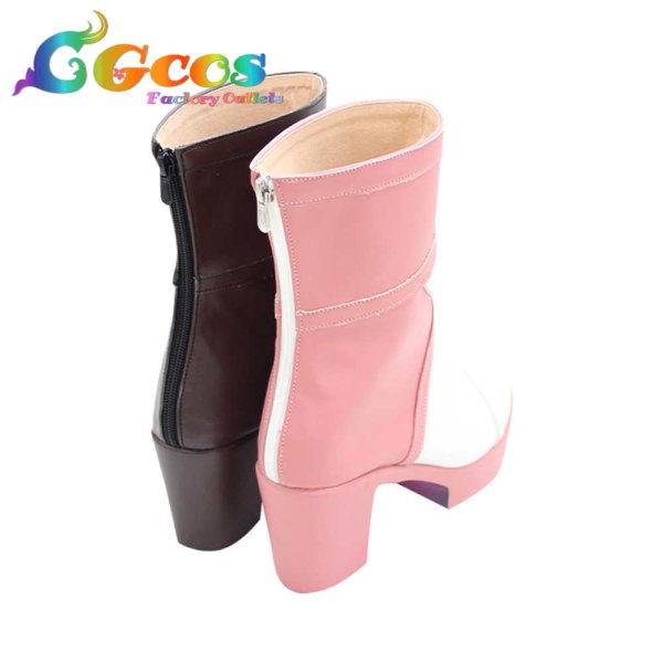 画像4: ウマ娘プリティーダービー コスプレ靴 グラスワンダー コスプレブーツ コスプレ衣装 (4)