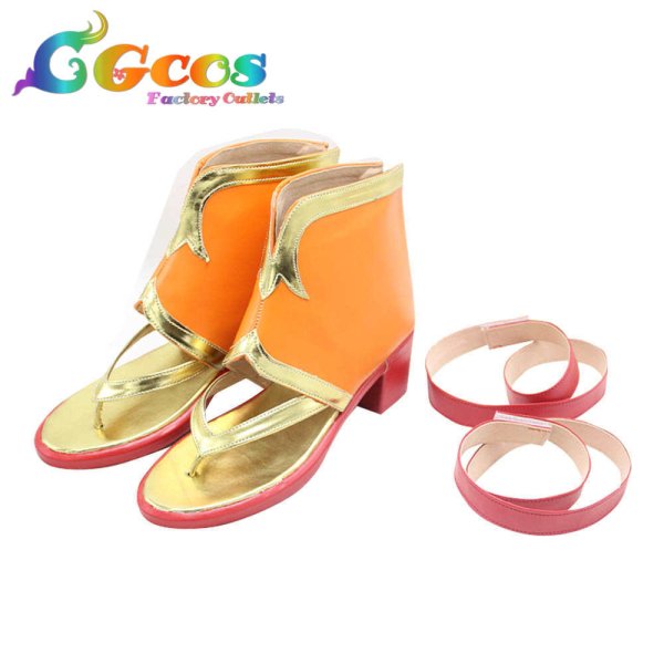 画像3: ウマ娘プリティーダービー　コスプレ靴　キタサンブラック　コスプレブーツ　コスプレ衣装 (3)