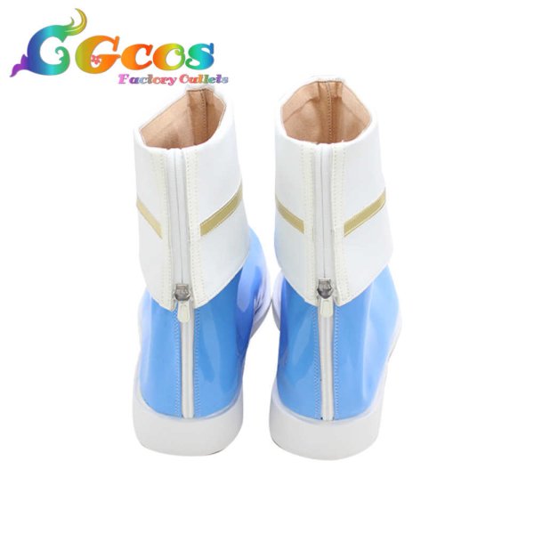 画像4: ラブライブ！虹ヶ咲学園スクールアイドル同好会　コスプレ靴　虹色Passions! 　優木せつ菜　コスプレブーツ　コスプレ衣装 (4)