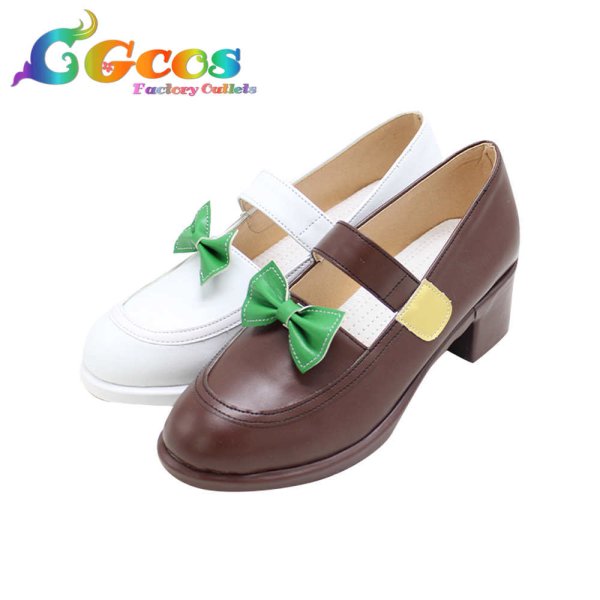 画像2: ウマ娘プリティーダービー コスプレ靴 サイレンススズカ コスプレブーツ コスプレ衣装 (2)