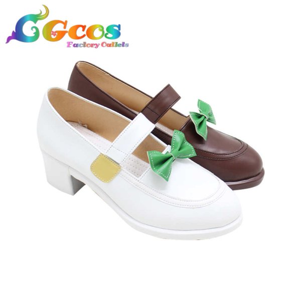 画像3: ウマ娘プリティーダービー コスプレ靴 サイレンススズカ コスプレブーツ コスプレ衣装 (3)