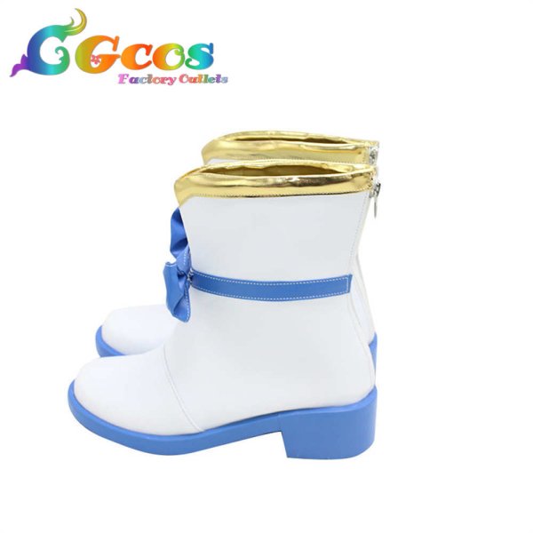 画像3: ウマ娘プリティーダービー　コスプレ靴　ダイワスカーレット　コスプレブーツ　コスプレ衣装 (3)