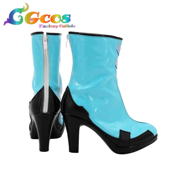 画像4: ドールズフロントライン　少女前線　コスプレ靴　フローレンス　Florence　PA-15　コスプレブーツ　コスプレ衣装 (4)