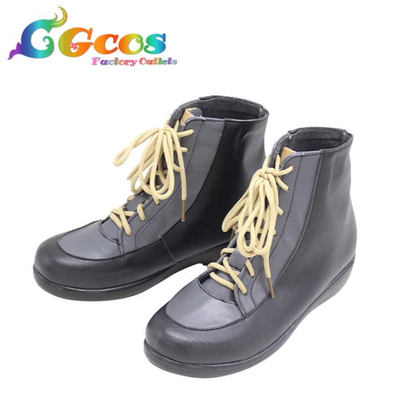 画像2: バーチャルYouTuber VTuber コスプレ靴 三枝明那 コスプレブーツ コスプレ衣装 (2)