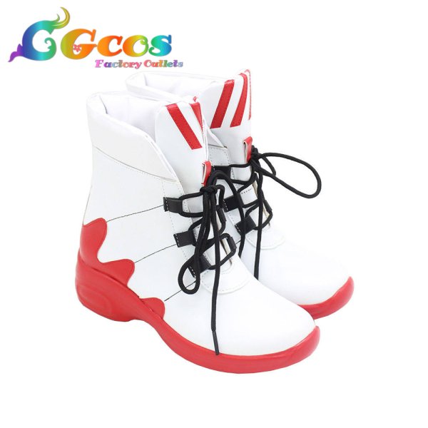 画像3: アークナイツ　コスプレ靴　エイプリル　4月　April　コスプレブーツ　コスプレ衣装 (3)