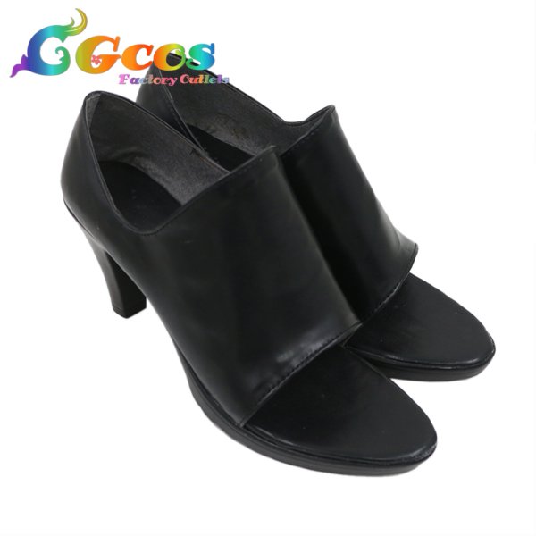 画像2: ニーアオートマタ　コスプレ靴　ヨルハA型二号　コスプレブーツ　コスプレ衣装 (2)