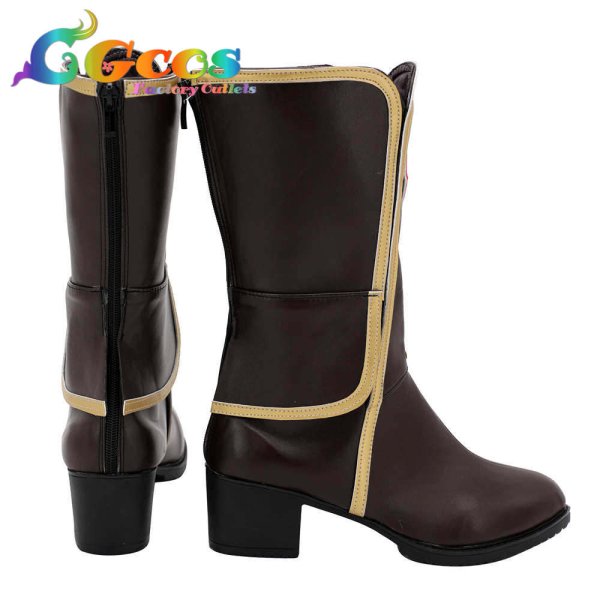 画像3: ラブライブ！虹ヶ咲学園スクールアイドル同好会　コスプレ靴　A・ZU・NA　上原歩夢　コスプレブーツ　コスプレ衣装 (3)