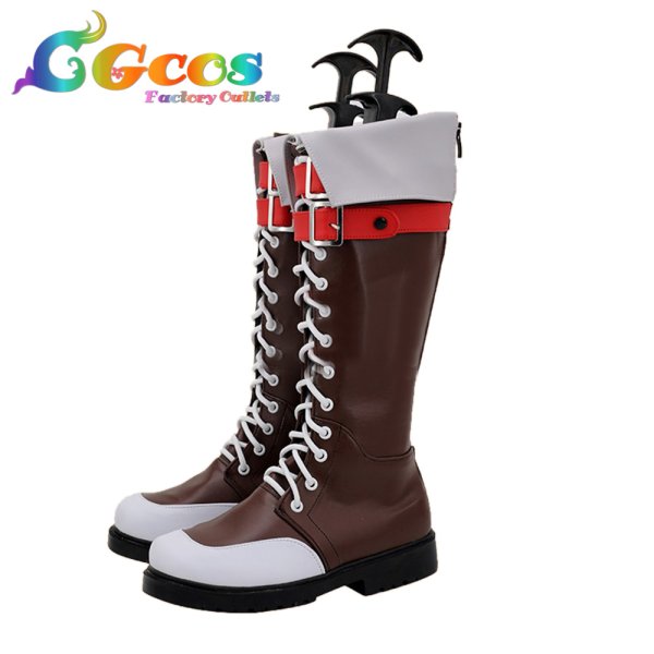 画像2: D.Gray-man　コスプレ靴　アレン・ウォーカー　コスプレブーツ　コスプレ衣装 (2)