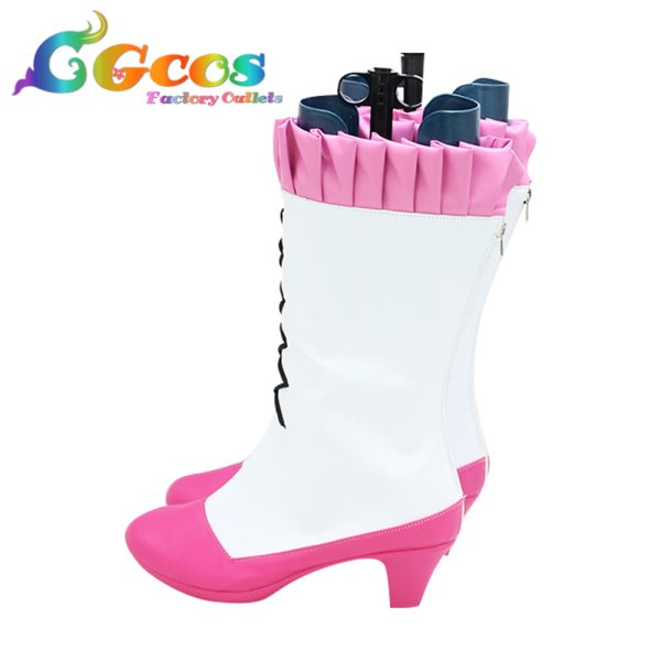 画像4: 明日のナージャ　コスプレ靴　ナージャ・アップルフィールド　コスプレブーツ　コスプレ衣装 (4)