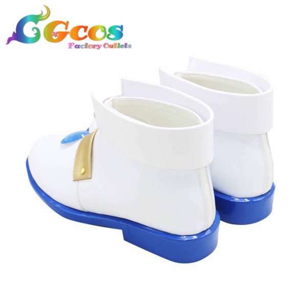 画像4: 魔法少女リリカルなのは　コスプレ靴　高町なのは　コスプレブーツ　コスプレ衣装 (4)