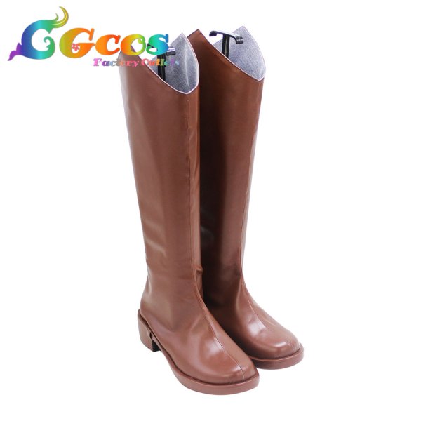 画像2: 機動戦士ガンダム コスプレ靴 セイラ・マス コスプレブーツ コスプレ衣装 (2)