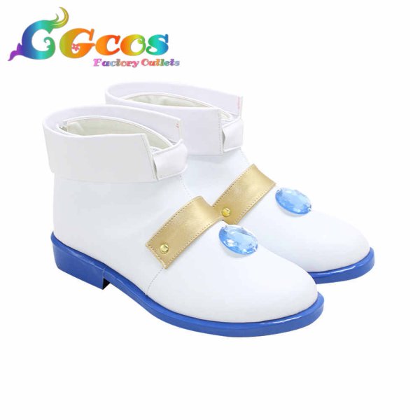 画像2: 魔法少女リリカルなのは　コスプレ靴　高町なのは　コスプレブーツ　コスプレ衣装 (2)