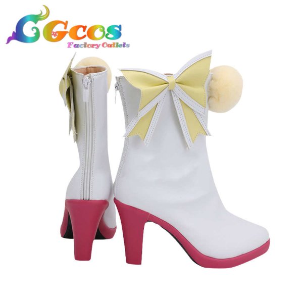 画像3: ラブライブ！スクフェスAC　コスプレ靴　キャットツインテール　星空凛　コスプレブーツ　コスプレ衣装 (3)