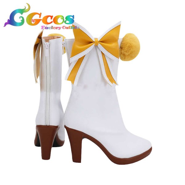 画像3: ラブライブ！スクフェスAC　コスプレ靴　キャットツインテール　高坂穂乃果　コスプレブーツ　コスプレ衣装 (3)