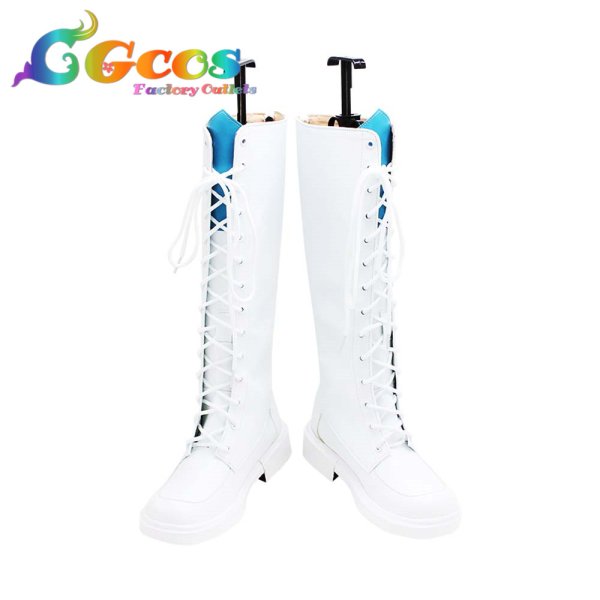 画像2: 「一部在庫あり」バーチャルYouTuber VTuber コスプレ靴 皇女 リゼ・ヘルエスタ コスプレブーツ コスプレ衣装 (2)