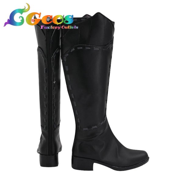 画像3: FINAL FANTASY XIV　ファイナルファンタジーXIV　FF14　FFXIV　コスプレ靴　黒猫　コスプレブーツ　コスプレ衣装 (3)