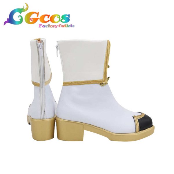 画像3: バーチャルYouTuber　VTuber　コスプレ靴　兎田ぺこら　ノンストップ・ストーリー　コスプレブーツ　コスプレ衣装 (3)