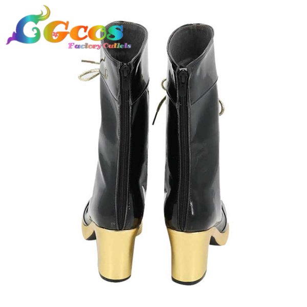 画像4: バーチャルYouTuber　VTuber　コスプレ靴　花咲みやび　初期　コスプレブーツ　コスプレ衣装 (4)