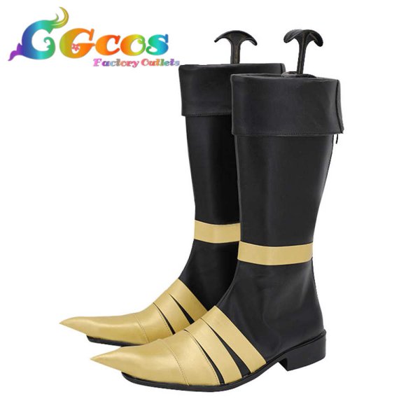 画像2: ファイナルファンタジーVII　FINAL FANTASY VII　FFVII　コスプレ靴　ヴィンセント・ヴァレンタイン　コスプレブーツ　コスプレ衣装 (2)