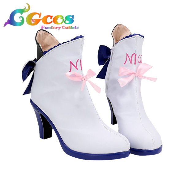 画像2: ラブライブ! School idol project　コスプレ靴　矢澤にこ　制服　冬服　コスプレブーツ　コスプレ衣装 (2)