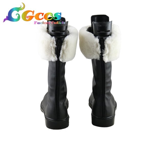 画像4: バーチャルYouTuber　VTuber　コスプレ靴　角巻わため　コスプレブーツ　コスプレ衣装 (4)