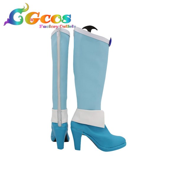 画像3: ヒーリングっど??プリキュア　コスプレ靴　沢泉ちゆ　キュアフォンテーヌ　コスプレブーツ　コスプレ衣装 (3)