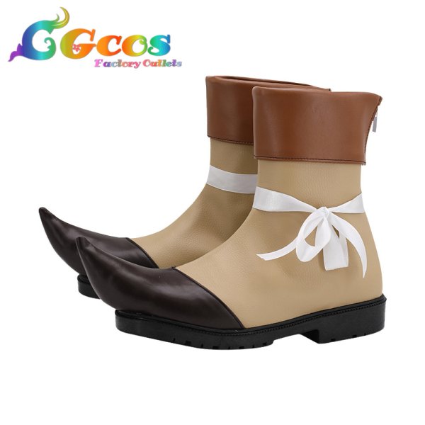 画像2: ニューダンガンロンパV3 みんなのコロシアイ新学期　コスプレ靴　夢野秘密子　コスプレブーツ　コスプレ衣装 (2)