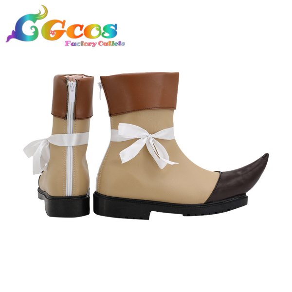 画像3: ニューダンガンロンパV3 みんなのコロシアイ新学期　コスプレ靴　夢野秘密子　コスプレブーツ　コスプレ衣装 (3)