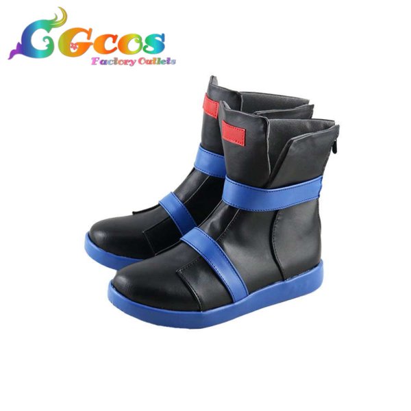 画像3: 遊戯王SEVENS　コスプレ靴　上城龍久　コスプレブーツ　コスプレ衣装 (3)