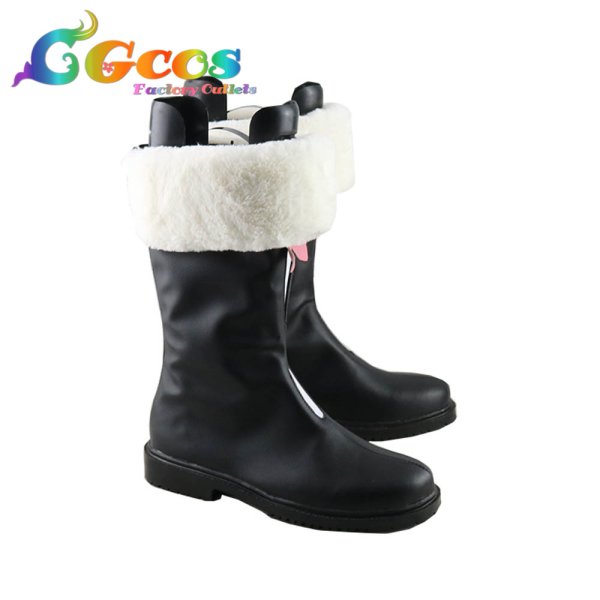 画像3: バーチャルYouTuber　VTuber　コスプレ靴　角巻わため　コスプレブーツ　コスプレ衣装 (3)