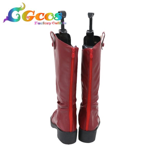 画像4: とある科学の超電磁砲　コスプレ靴　弓箭猟虎　コスプレブーツ　コスプレ衣装 (4)