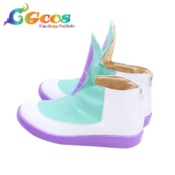 画像3: 新幹線変形ロボ シンカリオン　コスプレ靴　速杉ハヤト　コスプレブーツ　コスプレ衣装 (3)