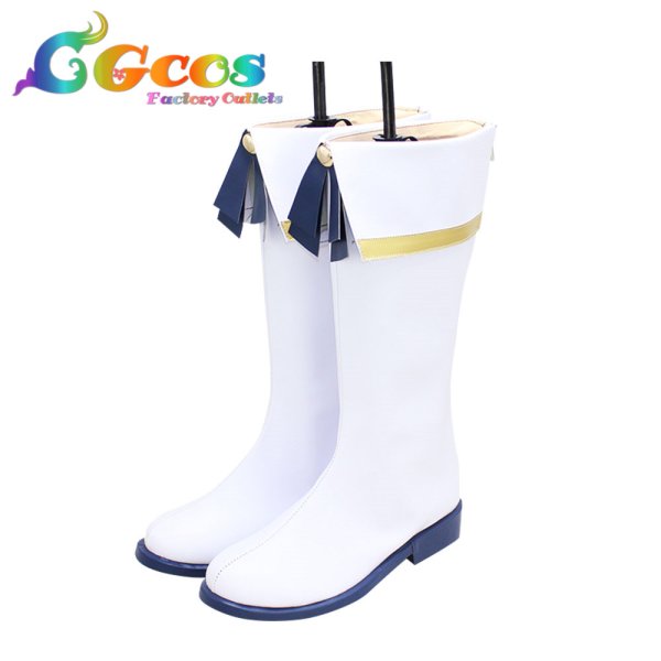 画像2: 櫻木真乃　コスプレ靴　コスプレブーツ　コスプレ衣装 (2)