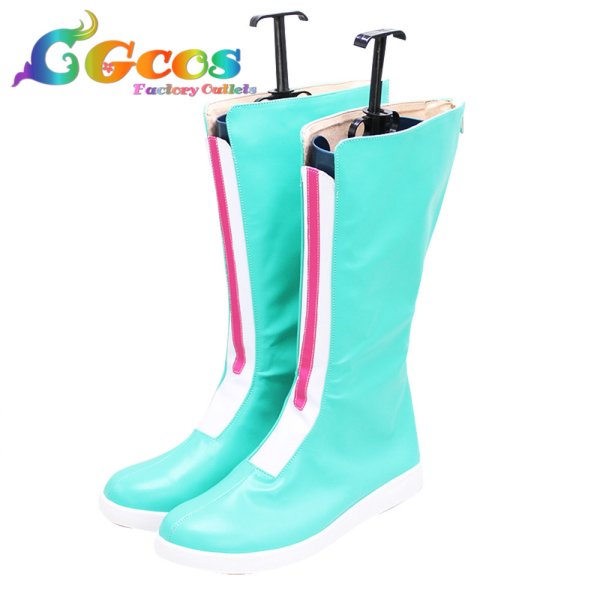 画像2: 新幹線変形ロボ シンカリオン　コスプレ靴　速杉ハヤト　パイロットスーツ　コスプレブーツ　コスプレ衣装 (2)