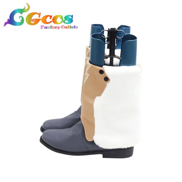 画像3: バーチャルYouTuber VTuber コスプレ靴 アンジュ・カトリーナ コスプレブーツ コスプレ衣装 (3)