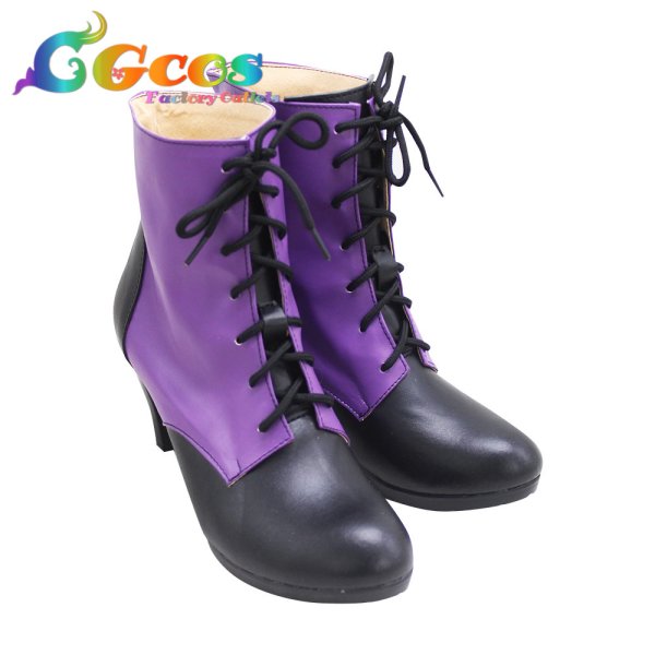 画像2: バーチャルYouTuber　VTuber　コスプレ靴　鈴原るる　コスプレブーツ　コスプレ衣装 (2)