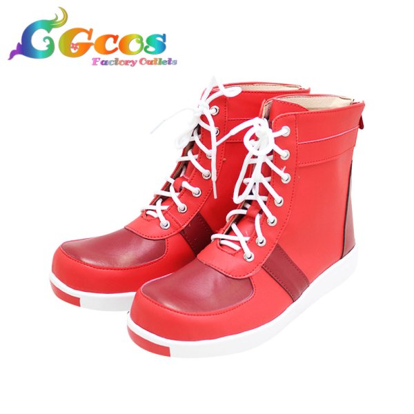 画像2: ハーツラビュル寮　エース・トラッポラ　Ace Trappola　R/制服　コスプレ靴　コスプレブーツ　コスプレ衣装 (2)