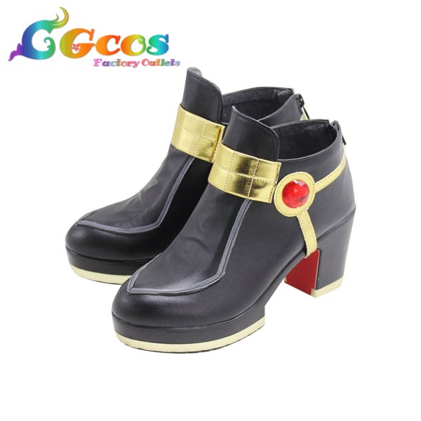 画像3: アイドリッシュセブン　コスプレ靴　逢坂壮五　妖万華鏡 空虚咎送り　コスプレブーツ　コスプレ衣装 (3)