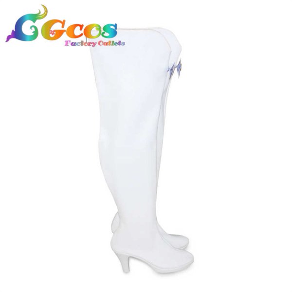 画像2: ハピネスチャージプリキュア! コスプレ靴 氷川いおな キュアフォーチュン コスプレブーツ コスプレ衣装 (2)