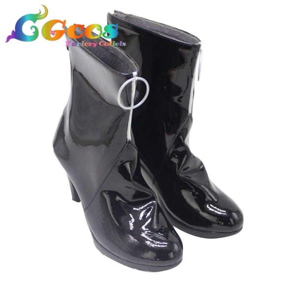 画像2: バーチャルYouTuber　VTuber　コスプレ靴　獅白ぼたん　初期衣装　コスプレブーツ　コスプレ衣装 (2)